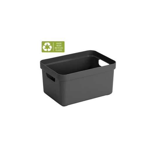 Sunware sigma home opbergbox 13l antraciet