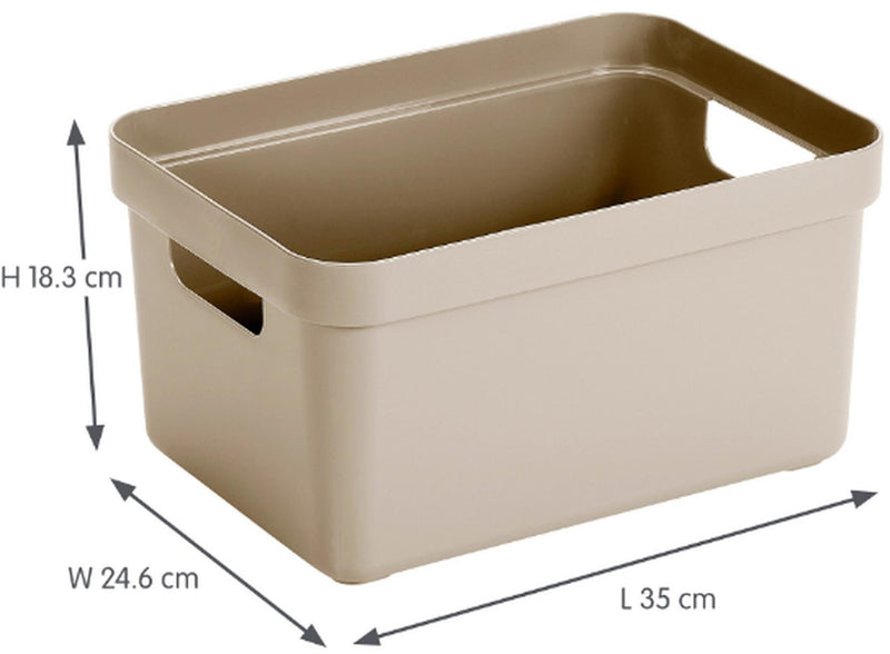 Laden Sie das Bild in Galerie -Viewer, Sunware sigma home opbergbox 13l beige
