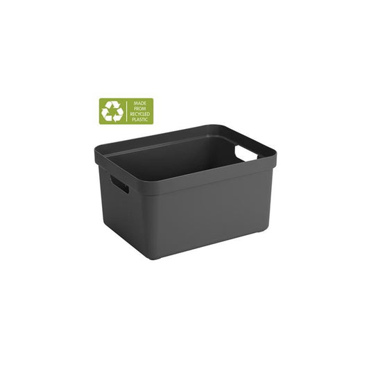 Sunware - sigma home opbergbox 32l antraciet - 44,4 x 34,2 x 24,2 cm