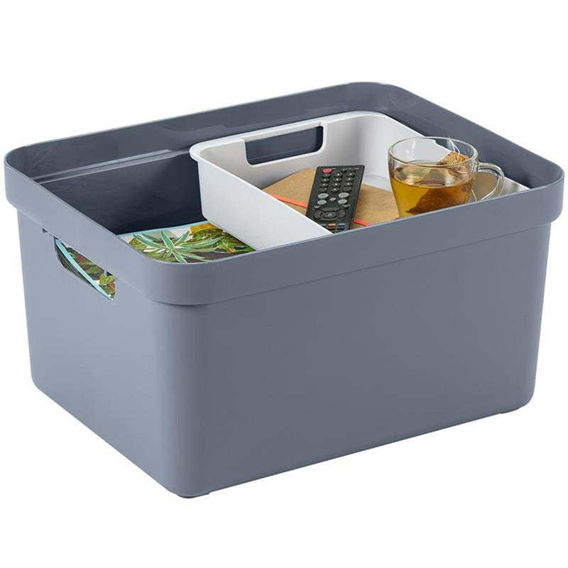 Load image into Gallery viewer, Sunware sigma home opbergbox 32l blauwgrijs
