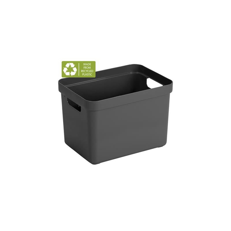 Load image into Gallery viewer, Sunware sigma home opbergbox 18l antraciet
