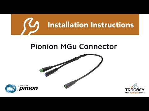 Tracefy pinion mgu connector
