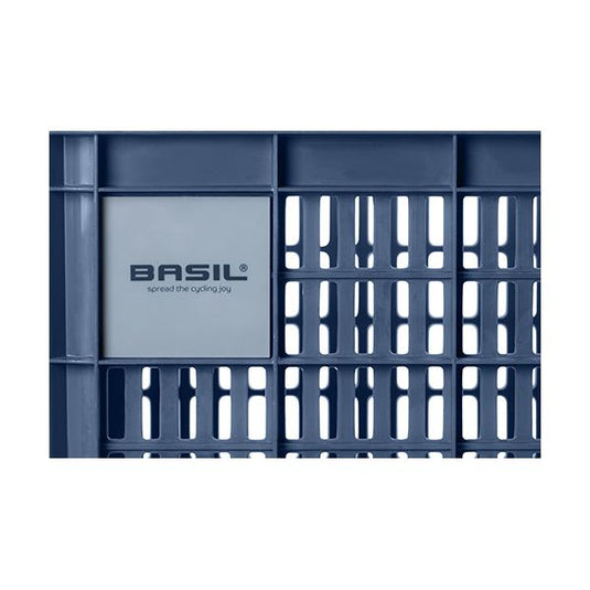 Basil fietskrat L - groot - 40 liter - blauw