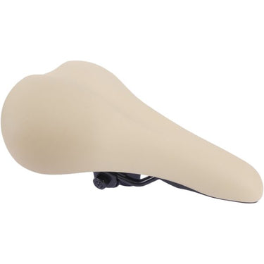Fietszadel voor 20-26 kinderfiets - creme