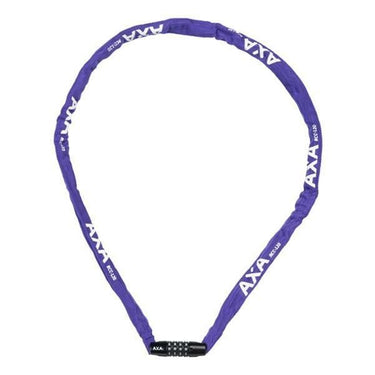 Axa slotketting rigid 120cm codeslot paars (kaart)