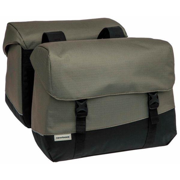 Afbeelding laden in galerijviewer, Burgers - new looxs tas new looxs joli dubbel | oslo | zwart groen | 37l
