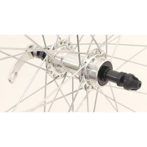 Load image into Gallery viewer, Achterwiel 28 x 1 4 zac19 freewheel qr - zilver
