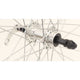 Achterwiel 28 x 1 4 zac19 freewheel qr - zilver
