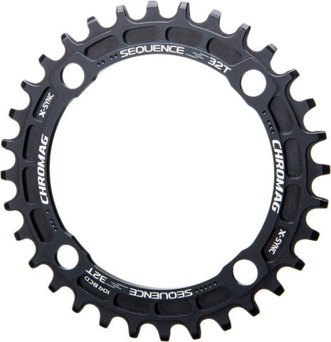 Load image into Gallery viewer, Chromag sequence sram x-sync chainring, 4-arm, 104 mm bcd
