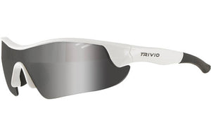 Trivio - fietsbril vento nova wit lens zwart mirror