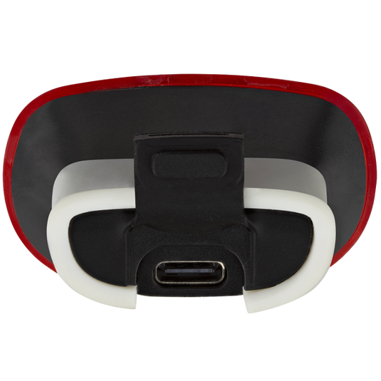 Ked achterlicht meggy spark kinderhelm - led - usb oplaadbaar