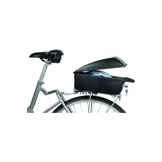 Topkoffer Polisport Luxe - zwart (vaste montage op drager)