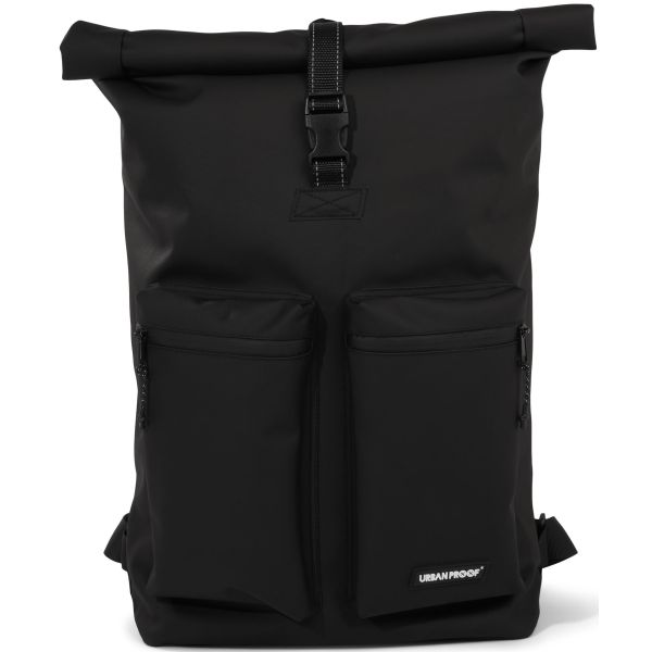 Load image into Gallery viewer, Urbanproof fietstas rolltop up recycle 20l zwart
