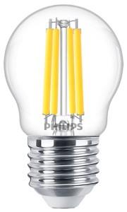 Philips led kogel e27 3,4-40w 2700k filament helder dimbaar - led3746