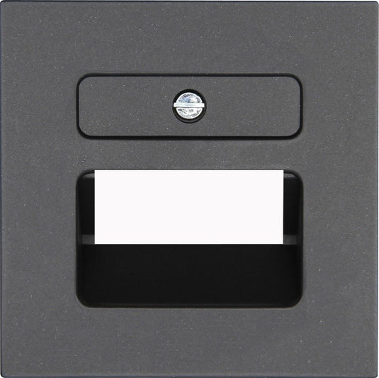 Kopp hk07 antraciet afdekplaat utp dubbel - 4623060