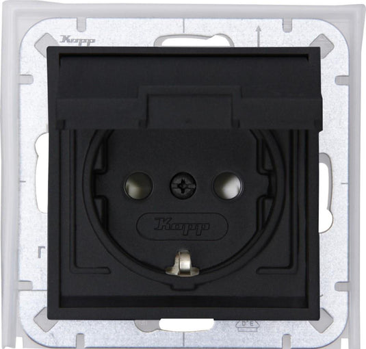 Kopp hk07 antraciet ip44 inbouw stopcontact ra deksel - 4623160
