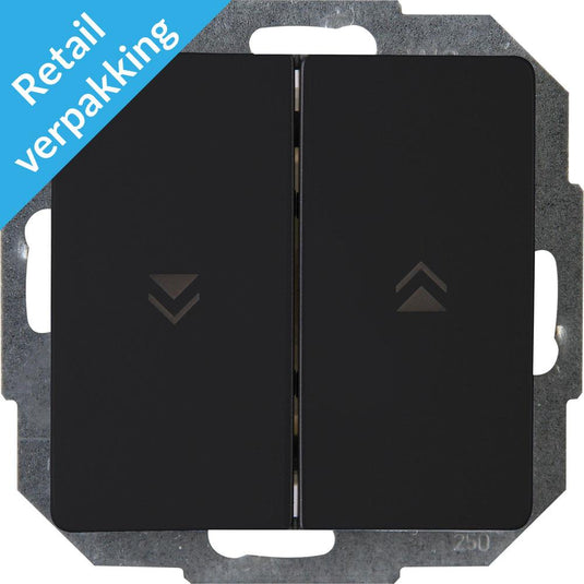 Kopp paris mat zwart jaloezieschakelaar + wip - 4625280