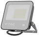 V-tac led bouwlamp | 50w | 3000k | zwart | 5740lm | slimline pro - 9332035