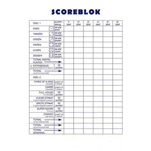 Haza dobbelscoreblok 15x21cm 50vel pak a 5st