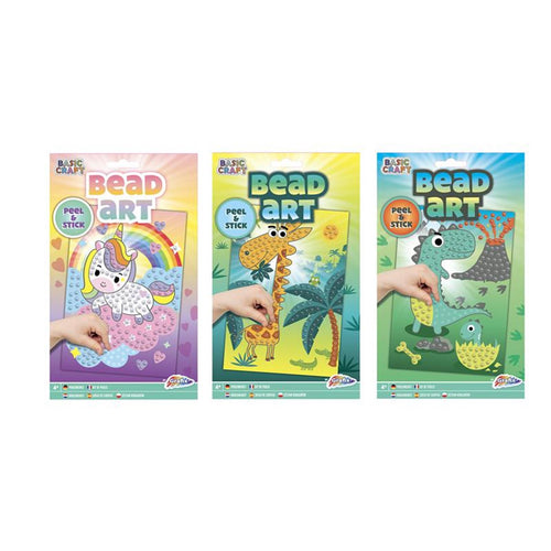 Grafix Knutselset Bead Art Dino