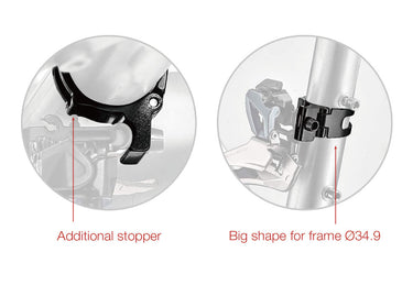 Katana sc-fd1 front derailleur clamp for braze-on front derailleurs