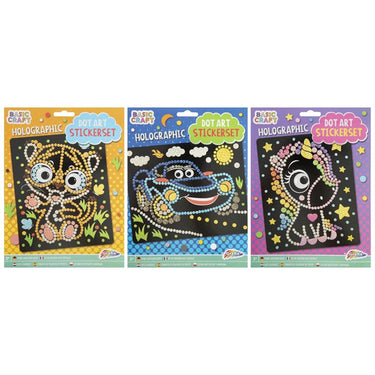 Grafix holographic dot stickerset 22x18cm