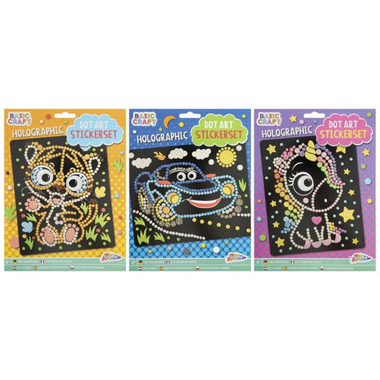 Grafix holographic dot stickerset 22x18cm