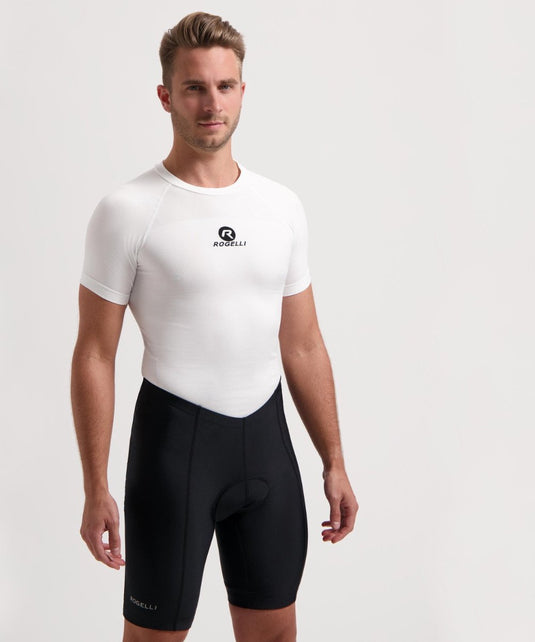 Rogelli econ korte fietsbroek - heren - zwart - maat l