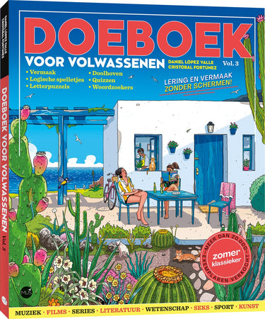 Merkloos sans marque doeboek voor volwassenen - 150 puzzels en raadsels - vol.3