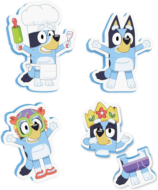 Tomy badpuzzel bluey multicolor schuim speelgoed voor kinderen.