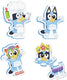 Tomy badpuzzel bluey multicolor schuim speelgoed voor kinderen.