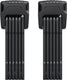 Abus vouwslot bordo granit 6500k met sh-slothouder - set van 2 - fietsslot met xplus-cilinder voor hoge bescherming tegen manipulatie - -security level 15 - lengte 90 cm