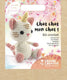 Graine créative haakpakket eenhoorn-kat | doe-het-zelf haakset | chat chat mon chat, 15 cm