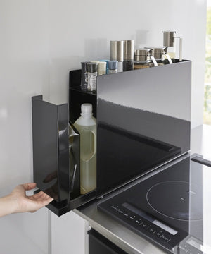 Yamazaki kruidenrek uitschuifbaar - tower - zwart