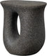Woood mason bijzettafel met spikkels - magnesium - zwart - 45x42x33
