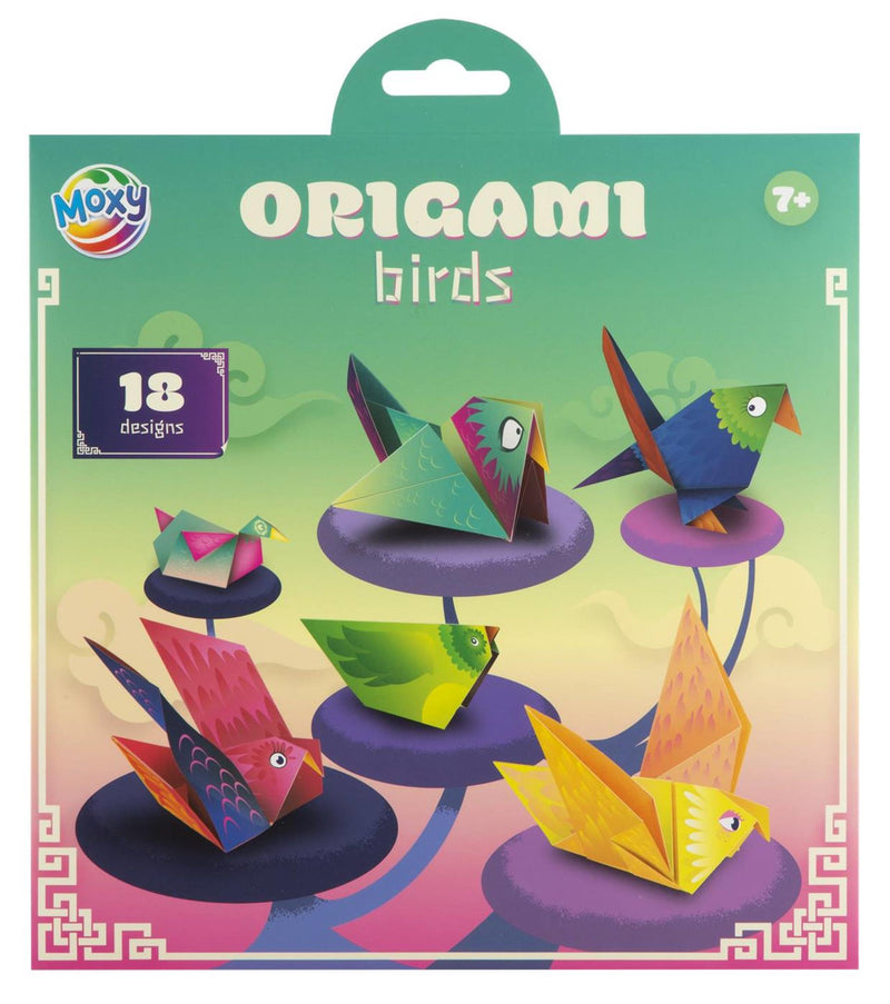 Chargez l'image dans la visionneuse de la galerie, Moxy origami, 19,5x19,5cm 12 vellen 2 assorti dieren vogels
