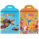 Creative craft group stickeren op nummer dieren