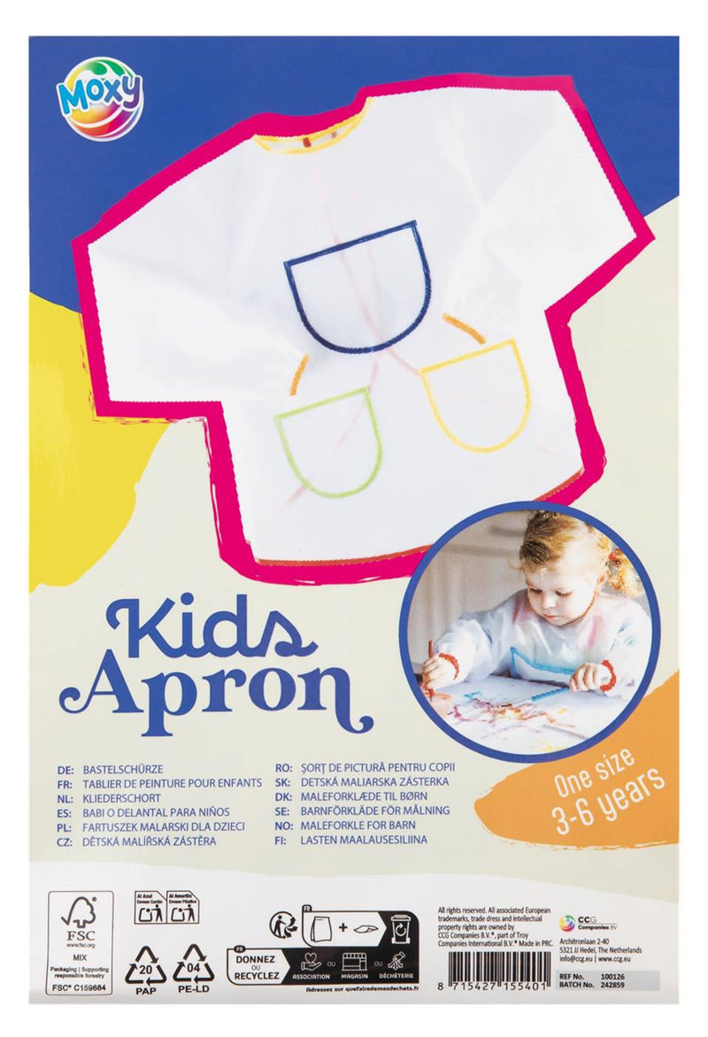 Afbeelding laden in galerijviewer, Moxy kinderschort one size, 3-8 jaar
