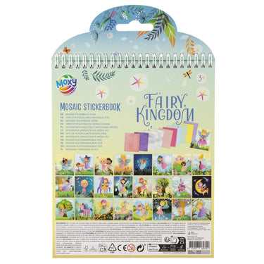 Moxy luxury mosaic stickerboek fairies, 24x20cm, 25 vellen