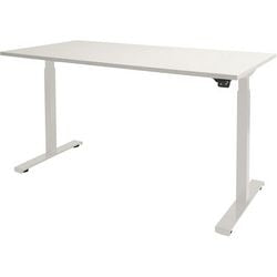 Schaffenburg zit-sta bureau dextro basic wit 1600 x 800 mm