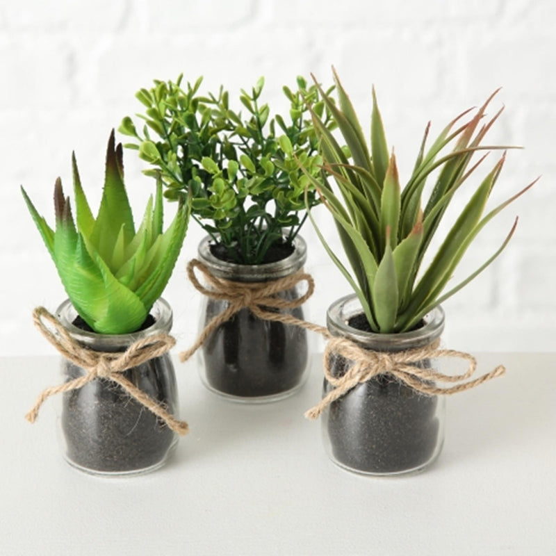 Load image into Gallery viewer, Boltze home sukkulente in pot ø10x17cm kunstplant
