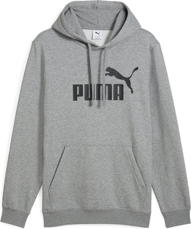 Puma ess no. 1 logo hoodie fl heren sporttrui - medium gray heather