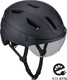 Bbb cycling move faceshield transparant fietshelm bhe-57 - speed pedelec, e-bike snorfiets - nta 8776 - mat zwart - maat m