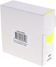 Rillprint etiket 25mm 500st op rol fluor geel