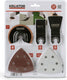 Kreator krt990045 accessoireset multitool - oscillerend - 23 delig