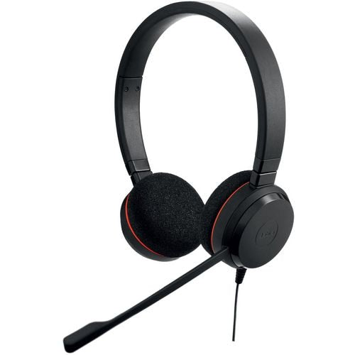 Headset jabra evolve 20 ms stereo zwart