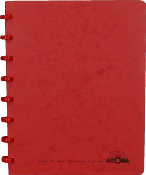 Atoma schrift | ft a5 | 144 bladzijden | geruit 5 mm | rood