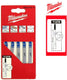 Milwaukee 4932274315 t 127 d hss decoupeerzaagblad - aluminium (5st) - t 127 d