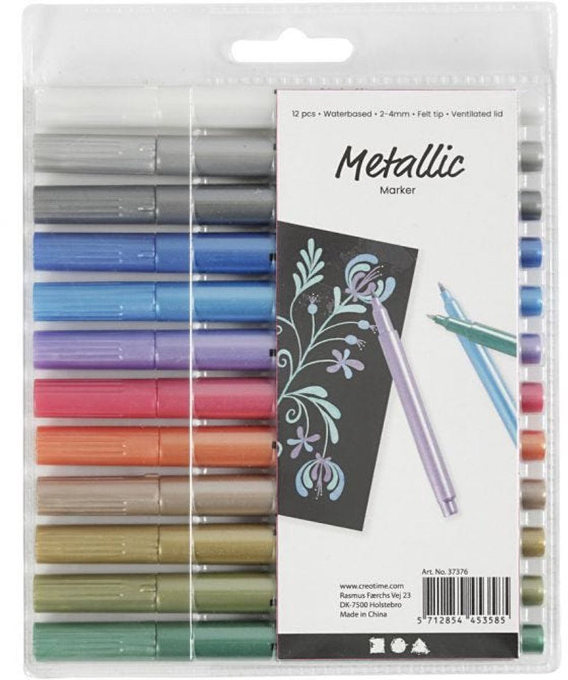 ギャラリービューアに画像をロードする, Creativ company metallic markers, 12st.
