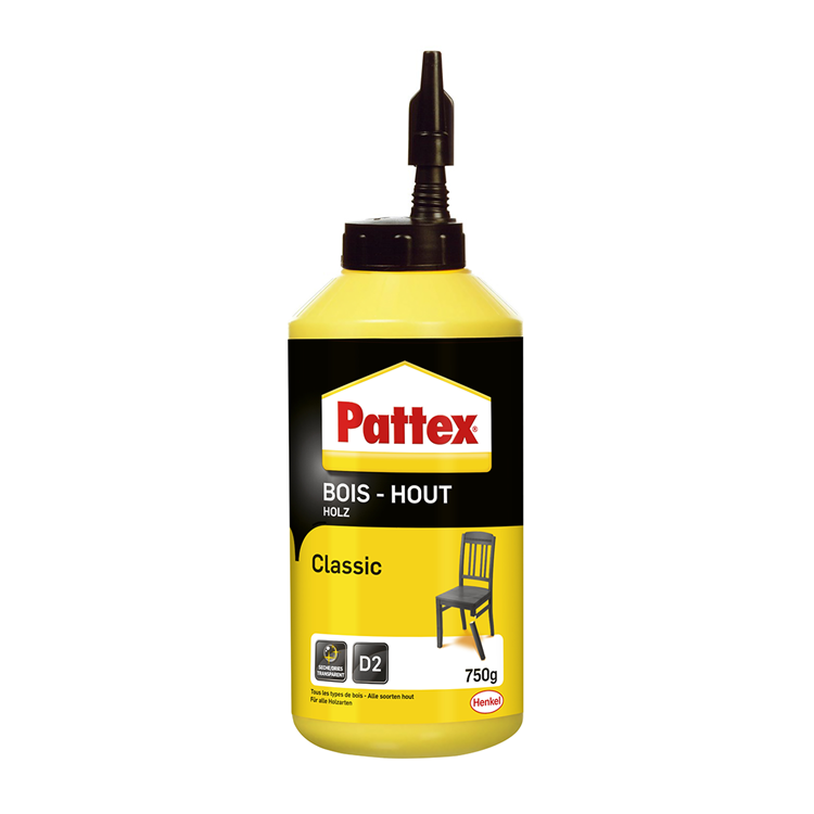 Afbeelding laden in galerijviewer, Pattex houtlijm classic 750 g | houtlijm voor universeel verbruik | lijm geschikt voor alle soorten hout.
